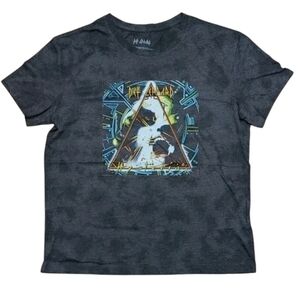 2020 Def Leppard Hysteria Tie Dye T-Shirt Size (L)